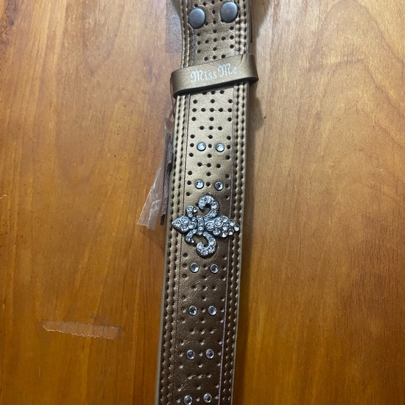 Miss Me Bronze Belt size S NWT - Picture 3 of 10